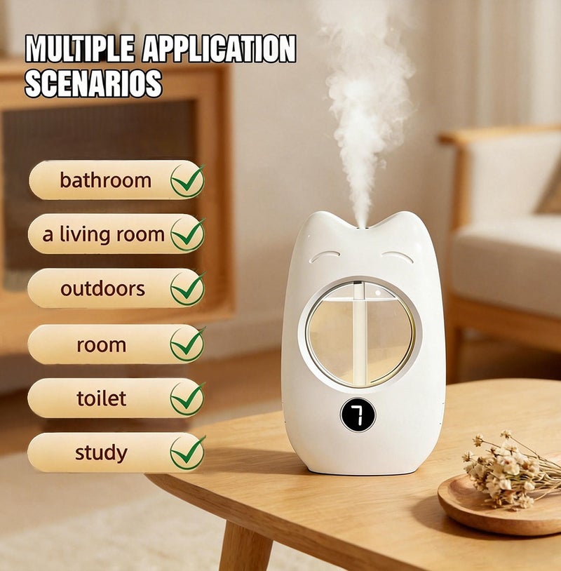 Field Essential Oil Diffuser, Air Perfuming Device, Aroma Diffuser 50ML with LED Display & 7 Smart Modes - Image 2